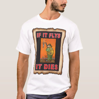 WENN ES FLYS ORA T WEISS T-Shirt