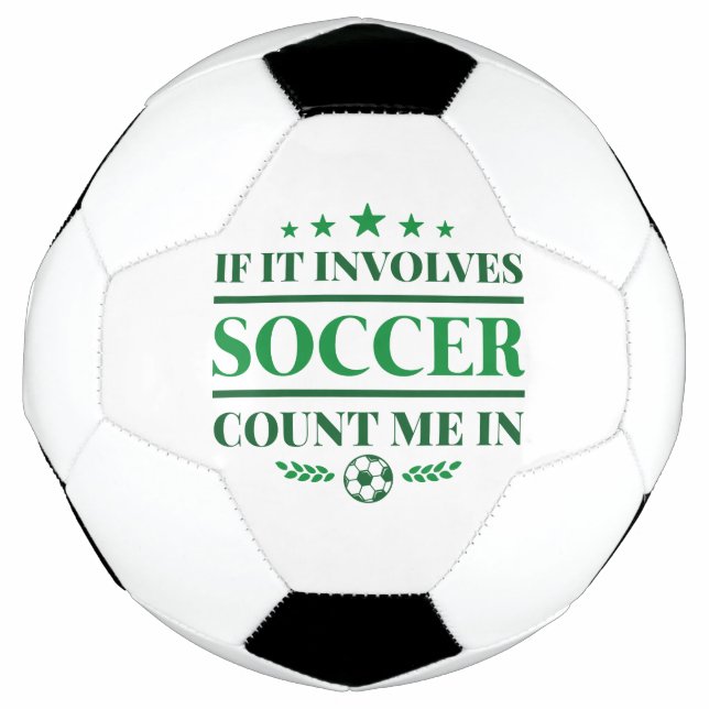 Wenn es Fußball betrifft, zählen Sie mich (Vorderseite)