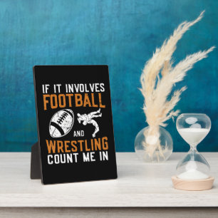 Wenn es Fußball und Wrestling beinhaltet, zähl mic Fotoplatte