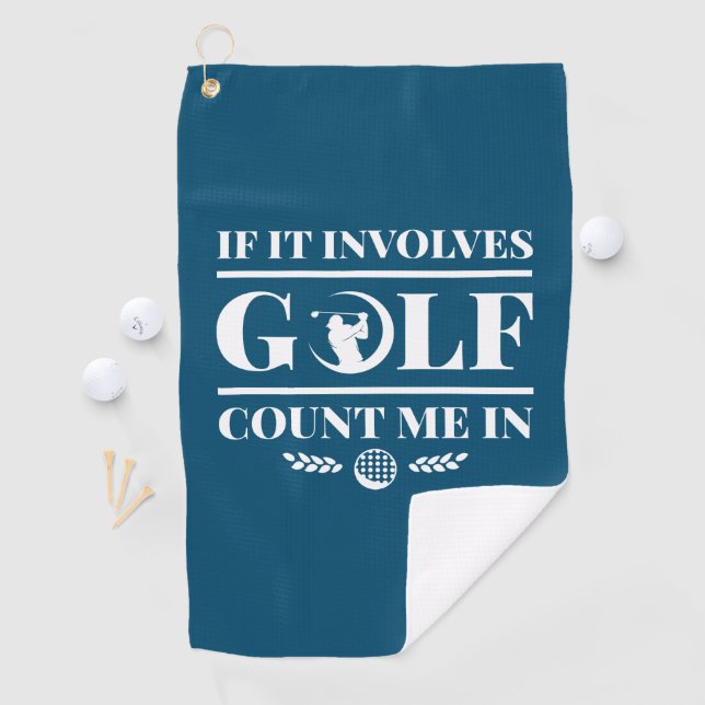 Wenn es Golf beinhaltet, zählen Sie mir Golfhandtuch (Insitu)