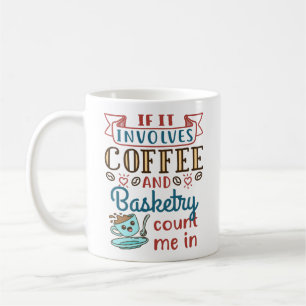 Wenn es Kaffee und Körbchen umfasst zählen Sie mir Kaffeetasse
