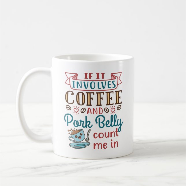 Wenn es Kaffee und Schweinefleisch betrifft, zähle Kaffeetasse (Links)