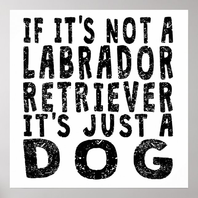 Wenn es kein Labrador-Retriever ist Poster (Vorne)