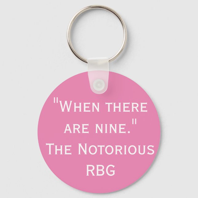 Wenn es neun RBG-Angebote gibt Schlüsselanhänger (Vorderseite)