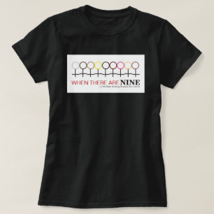 Wenn es neun Richter Ginsburg RBG Zitat T-S gibt T-Shirt