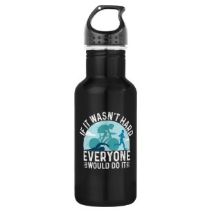 Wenn es nicht hart war Everone Triathlon Edelstahlflasche