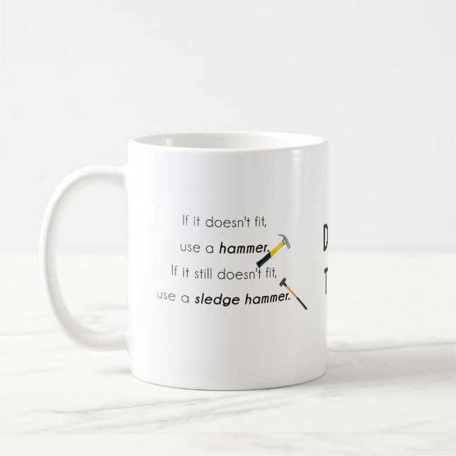 Wenn es nicht passt, kaffeetasse (Links)