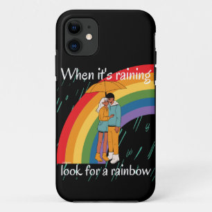 WENN ES REGNET NACH EINEM RAINBOW ZU SUCHEN inspir Case-Mate iPhone Hülle