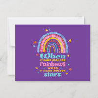 Wenn es regnet, suchen Sie nach Regenbogen