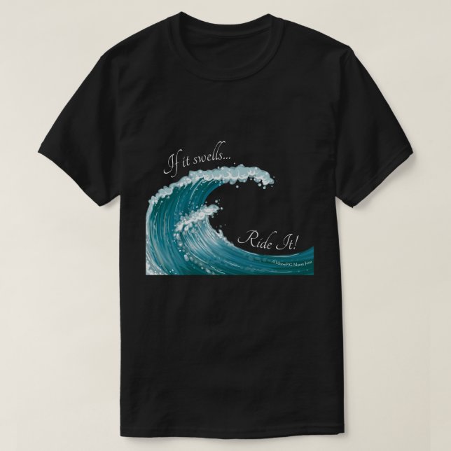 Wenn es schwült...Ride it - ein MisterP/G-Geld-Joi T-Shirt (Design vorne)