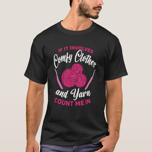 Wenn es sich um komfortable Kleidung und Garn Croc T-Shirt (Vorderseite)