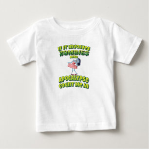 Wenn es sich um Zombies handelt und eine Apokalyps Baby T-shirt