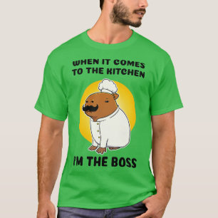 Wenn es um die Küche Im Chef Capybara T-Shirt