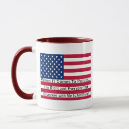 Wenn es um Politik geht Tasse