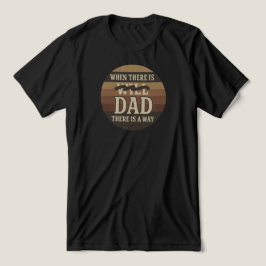 "Wenn es Vater gibt, gibt es einen Weg" Retro | Tri-Blend Shirt