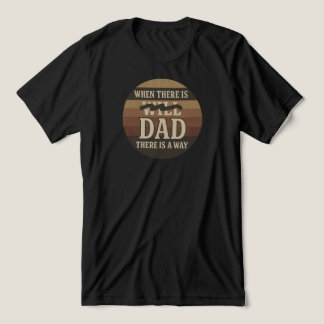 "Wenn es Vater gibt, gibt es einen Weg" Retro | Tri-Blend Shirt