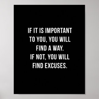 Wenn es wichtig ist - 8"x10" Inspirationsquelle Poster
