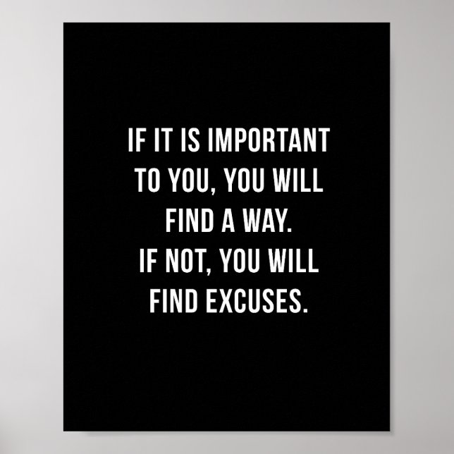 Wenn es wichtig ist - 8"x10" Inspirationsquelle Poster (Vorne)