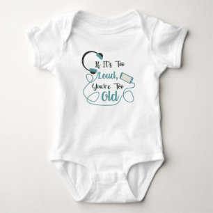 Wenn es zu laut ist, bist du zu altes musikalische baby strampler