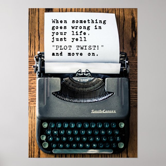 Wenn etwas schief geht, schreib einfach: "PLOT DRE Poster (Vorne)