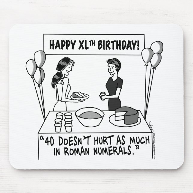 Wenn Frauen 40 Mousepad drehen (Vorne)