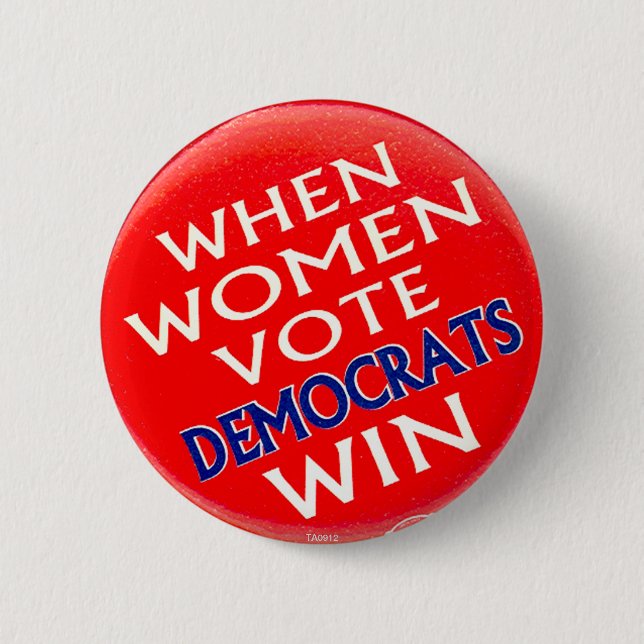 Wenn Frauen wählen - Knopf Button (Vorderseite)