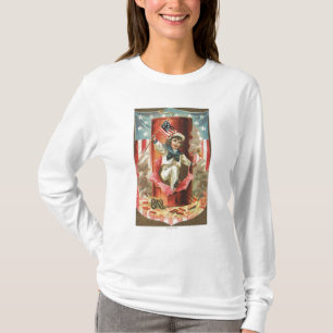 Wenn Freiheits-Flagge vorbei geht T-Shirt