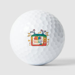 Wenn Gay eine Wahl wäre, wäre ich Gayer - Regenbog Golfball