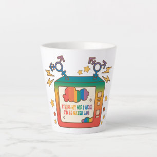 Wenn Gay eine Wahl wäre, wäre ich Gayer - Regenbog Milchtasse