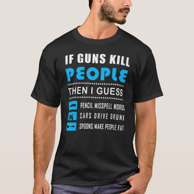 Wenn Geschütze Menschen mit Stift töten, verfehlen T-Shirt (Vorderseite)
