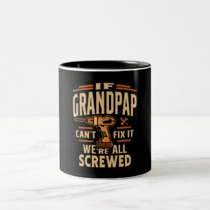Wenn Großpatsch Kant reparieren, ist es lustig Han Zweifarbige Tasse