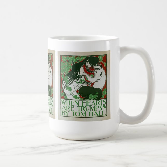 Wenn Herz Trumps sind Kaffeetasse (Rechts)