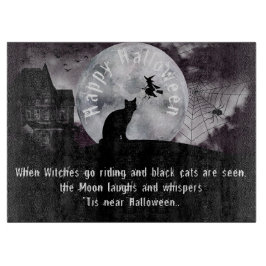 Wenn Hexen reiten Schneidebrett