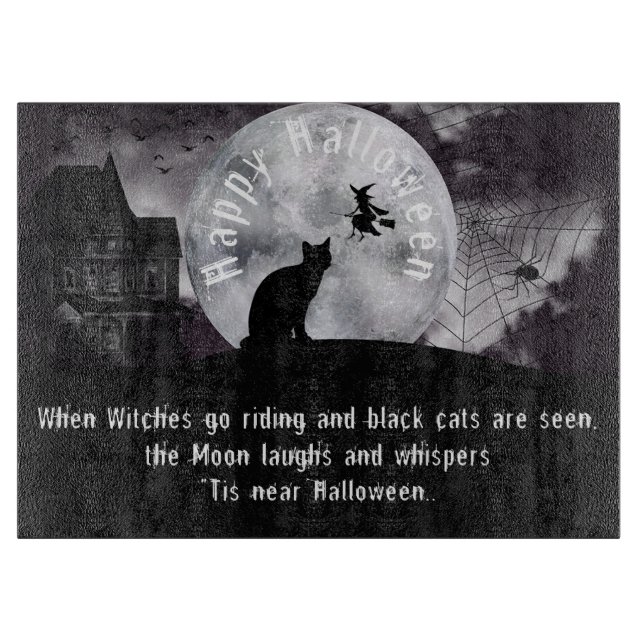Wenn Hexen reiten Schneidebrett (Vorderseite)
