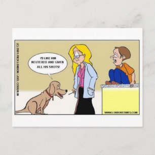 Wenn Hunde oder die Meister lustige Geschenke & T- Postkarte