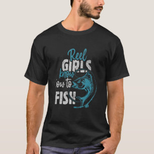 Wenn ich am See oder Fluss fischen kann, bin ich f T-Shirt
