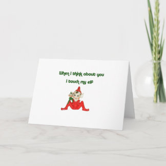 Wenn ich an dich denke.. feiertagskarte