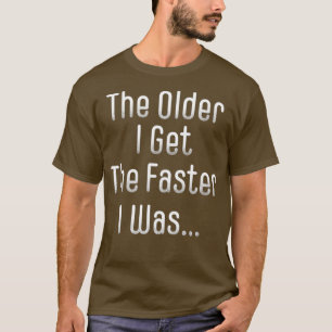 Wenn ich das ältere Rennen laufe, bekomme ich das T-Shirt