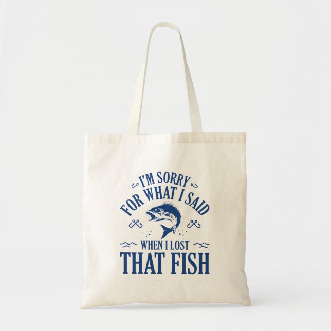 Wenn ich diesen Fisch verloren habe Tragetasche (Vorne)