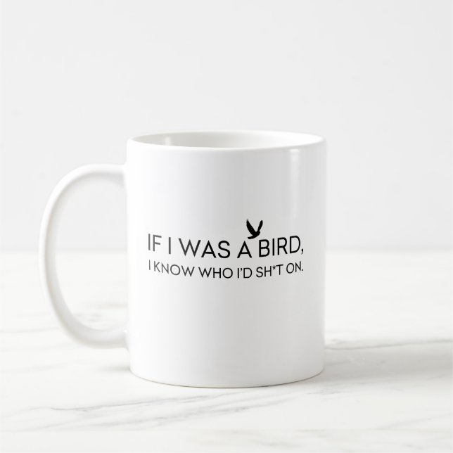 Wenn ich ein Vogel war Kaffeetasse (Links)