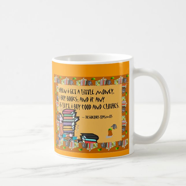 Wenn ich einem wenigen Geld mich erhalte, kaufen Kaffeetasse (Rechts)