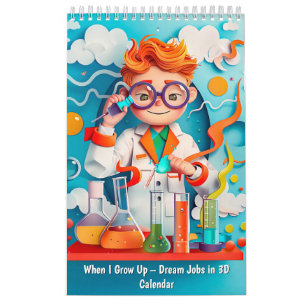 Wenn ich groß bin – Traumjobs in 3D Kalender