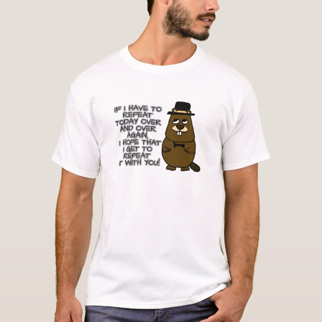 Wenn ich heute immer wieder wiederholen muss T-Shirt (Vorderseite)