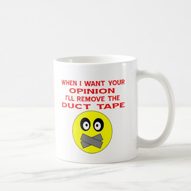 Wenn ich Ihre Meinung Gewollt habe, werde ich das  Kaffeetasse (Rechts)