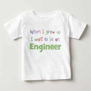 Wenn ich Ingenieur werde Baby T-shirt