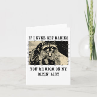 Wenn ich jemals Tollwut bekomme, dann stehe ich ga Karte