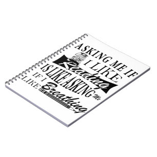 Wenn ich lese, ist das, als Fragte ich mich, wenn Notizblock