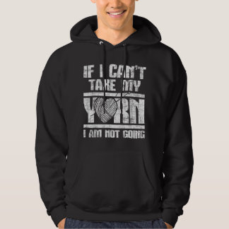 Wenn ich mein Garn nicht mitnehmen kann, gehe ich  Hoodie