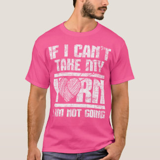 Wenn ich mein Garn nicht mitnehmen kann, gehe ich T-Shirt