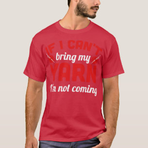 Wenn ich meine Garne nicht mitbringen kann, komme  T-Shirt